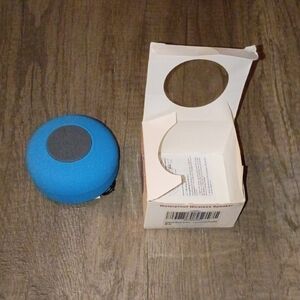 Blue Waterproof Wireless Speaker - New, Dinged Up Box